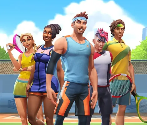 Play online in Tennis Clash Tennis Clash game icon